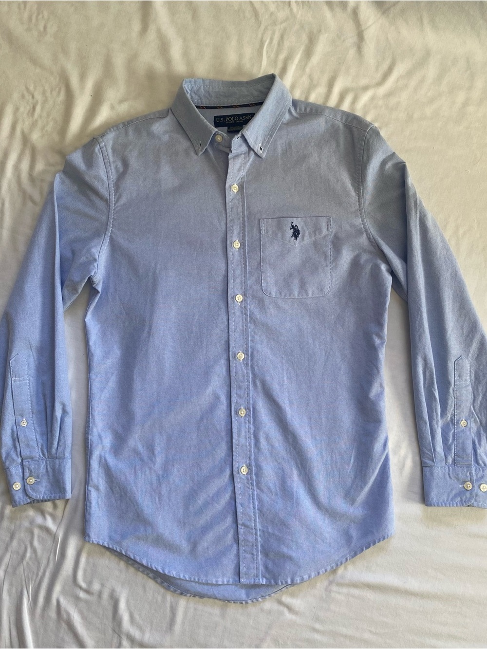 U.S. Polo Assn. Men’s Light Blue Oxford Button-Down Shirt - Size S